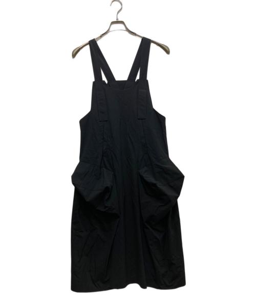 nagonstans（ナゴンスタンス）nagonstans (ナゴンスタンス) 2.5レイヤータフタ 立体スクエア Jumper SK ブラック サイズ:Sの古着・服飾アイテム