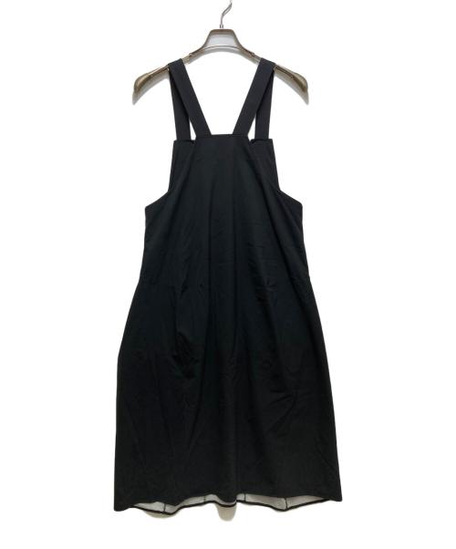 nagonstans（ナゴンスタンス）nagonstans (ナゴンスタンス) 2.5レイヤータフタ 立体スクエア Jumper SK ブラック サイズ:Sの古着・服飾アイテム