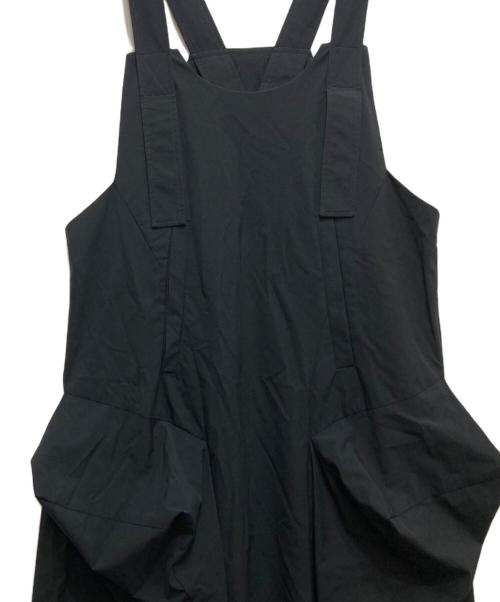 nagonstans（ナゴンスタンス）nagonstans (ナゴンスタンス) 2.5レイヤータフタ 立体スクエア Jumper SK ブラック サイズ:Sの古着・服飾アイテム