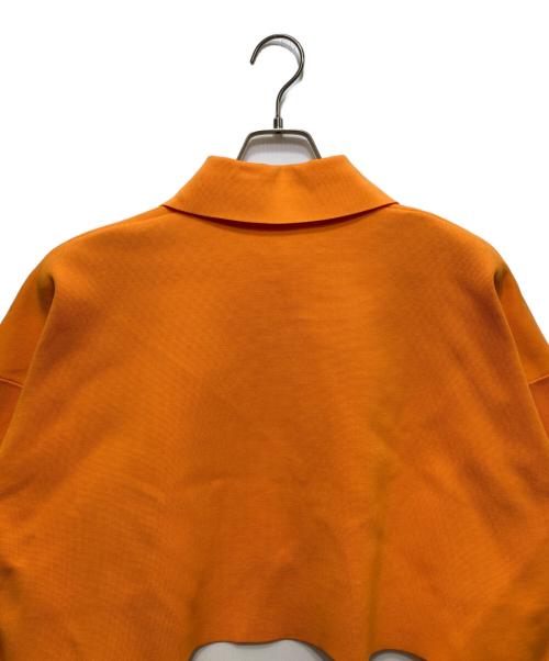 ENFOLD（エンフォルド）ENFOLD (エンフォルド) SOUTIEN COLLAR SHORT CARDIGAN オレンジ サイズ:38の古着・服飾アイテム