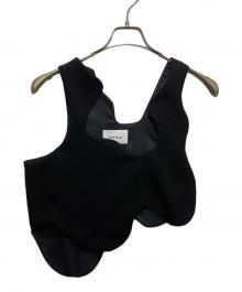 ENFOLD（エンフォルド）の古着「WAVE VEST　 24SS」｜ブラック