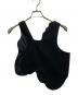 ENFOLD (エンフォルド) WAVE VEST　 24SS ブラック サイズ:38：15000円
