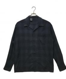 N.HOOLYWOOD（エヌ ハリウッド）の古着「OPEN COLLAR SHIRT　 21AW」｜ネイビー