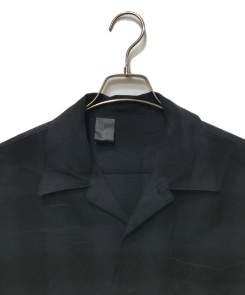 N.HOOLYWOOD（エヌ ハリウッド）N.HOOLYWOOD (エヌ ハリウッド) OPEN COLLAR SHIRT　 21AW ネイビー サイズ:40の古着・服飾アイテム