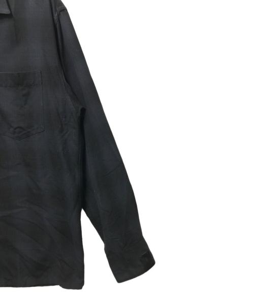 N.HOOLYWOOD（エヌ ハリウッド）N.HOOLYWOOD (エヌ ハリウッド) OPEN COLLAR SHIRT　 21AW ネイビー サイズ:40の古着・服飾アイテム