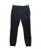 F.C.R.B.エフシーレアルブリストル）の古着「PDK RIBBED PANTS （PDK リベッドパンツ）FCRB-242042」｜ブラック