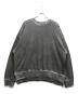 MAISON SPECIAL（メゾンスペシャル）の古着「Embroidery Over-Dye Sweat(エンブロイダリーオーバーダイスウェット）11232411312 /23AW」｜グレー