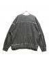 MAISON SPECIAL (メゾンスペシャル) Embroidery Over-Dye Sweat(エンブロイダリーオーバーダイスウェット）11232411312 /23AW グレー：8000円