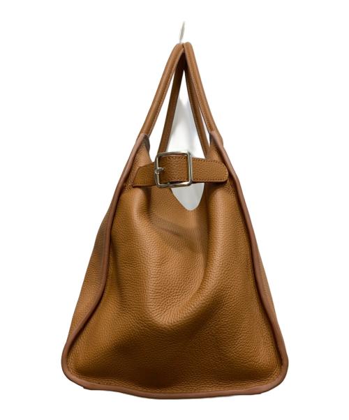 JISTORY（ジストリー）JISTORY (ジストリー) SIDE BELT BOSTON BAG（サイドベルトボストンバッグ）/ ハンドバッグ / ワンショルダーバッグ ブラウンの古着・服飾アイテム