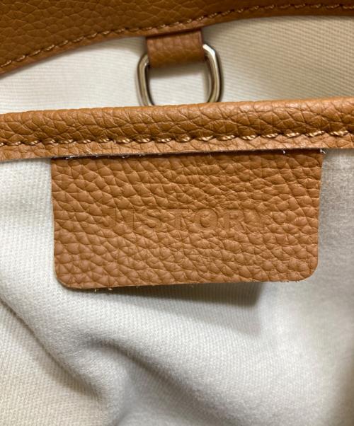 JISTORY（ジストリー）JISTORY (ジストリー) SIDE BELT BOSTON BAG（サイドベルトボストンバッグ）/ ハンドバッグ / ワンショルダーバッグ ブラウンの古着・服飾アイテム
