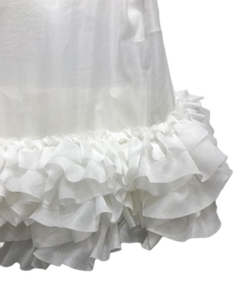 ESPRIT Honey mi Honey（エスプリットハニーミーハニー）ESPRIT Honey mi Honey organdie tiered frill camisole （オーガンジータイアードフリルキャミソール）P26S2-DR-TP01 ホワイト サイズ:FREE 未使用品の古着・服飾アイテム