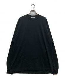 everyone（エブリワン）の古着「LONGSLEEVE T-SHIRT (ロングスリーブTシャツ） EV23-CS10」｜ブラック