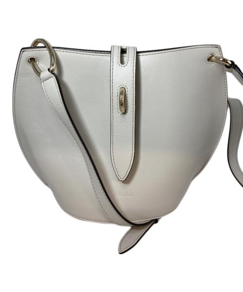 FURLA（フルラ）FURLA (フルラ) UNICAクロスボディバッグ アイボリーの古着・服飾アイテム