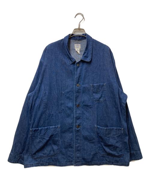 POST O'ALLS（ポストオーバーオールズ）POST O'ALLS (ポストオーバーオールズ) カバーオール 3125-8D1 インディゴ サイズ:Lの古着・服飾アイテム