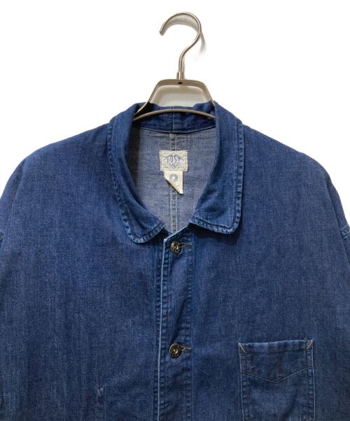 POST O'ALLS（ポストオーバーオールズ）POST O'ALLS (ポストオーバーオールズ) カバーオール 3125-8D1 インディゴ サイズ:Lの古着・服飾アイテム