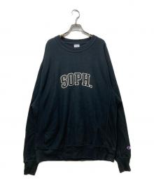 Champion×SOPH.（チャンピオン×ソフ）の古着「別注クルーネックスウェット C8-Z009」｜ブラック