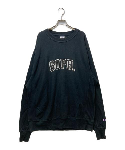 Champion（チャンピオン）Champion (チャンピオン) SOPH. (ソフ) 別注クルーネックスウェット C8-Z009 ブラック サイズ:XLの古着・服飾アイテム