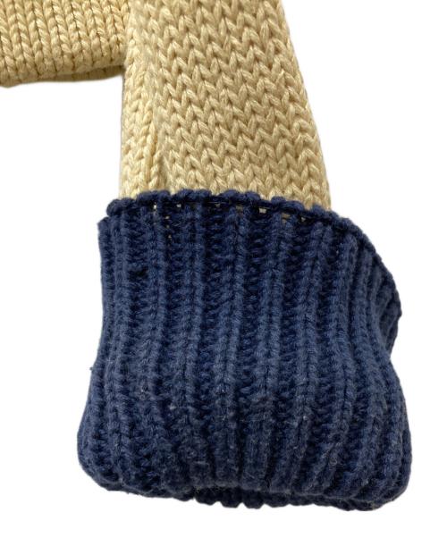 POLO RALPH LAUREN（ポロ・ラルフローレン）POLO RALPH LAUREN (ポロ・ラルフローレン) ウイングフット レタードカーディガン アイボリー サイズ:Mの古着・服飾アイテム