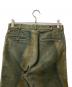 中古・古着 A.P.C. (アーペーセー) 00’s CROCODILE BTUSHED COTTON TROUSERS オリーブ サイズ:38：10000円