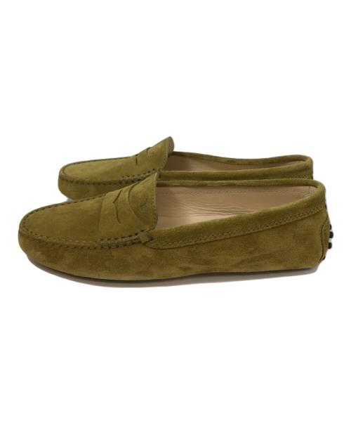 TOD'S（トッズ）TOD'S (トッズ) ドライビングシューズ マスタード サイズ:36 1/2の古着・服飾アイテム