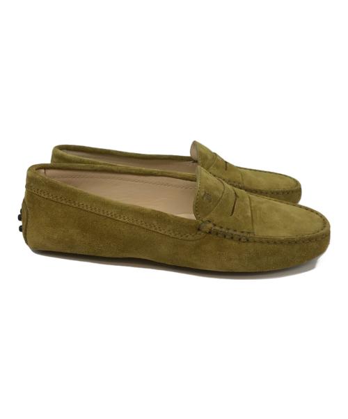 TOD'S（トッズ）TOD'S (トッズ) ドライビングシューズ マスタード サイズ:36 1/2の古着・服飾アイテム