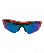 OAKLEYオークリー）の古着「RadarLockサングラス」｜オレンジ