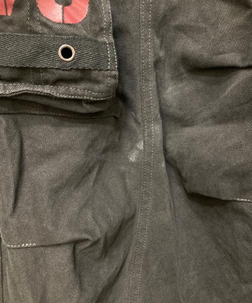 AAKAM（アーカム）AAKAM (アーカム) 98 Knee Pin-Tuck Contrast Cargo Pants（ニーピンタック コントラストカーゴパンツ）/ 韓国ブランド ブラック サイズ:1の古着・服飾アイテム
