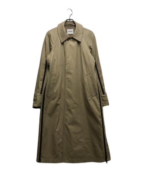 TAKAHIROMIYASHITA TheSoloIst.（タカヒロミヤシタ ザソロイスト）TAKAHIROMIYASHITA TheSoloIst. (タカヒロミヤシタ ザソロイスト) soutien collar coat (スチアンカラーコート）/ リバーシブルコート /sj.0017AW18 ベージュ サイズ:44の古着・服飾アイテム
