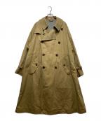 AURALEEオーラリー）の古着「FINX CHAMBRAY BIG TRENCH COAT A8AC01CG」｜ベージュ