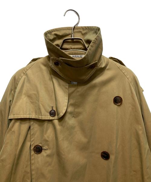 AURALEE（オーラリー）AURALEE (オーラリー) FINX CHAMBRAY BIG TRENCH COAT A8AC01CG ベージュ サイズ:1の古着・服飾アイテム