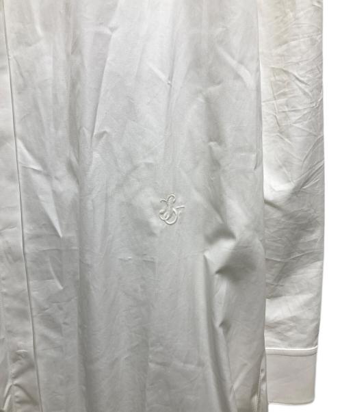 JIL SANDER+（ジルサンダープラス）JIL SANDER+ (ジルサンダープラス) ロングシャツワンピース JPPP500180 ホワイト サイズ:34の古着・服飾アイテム