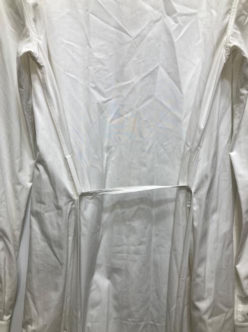JIL SANDER+（ジルサンダープラス）JIL SANDER+ (ジルサンダープラス) ロングシャツワンピース JPPP500180 ホワイト サイズ:34の古着・服飾アイテム