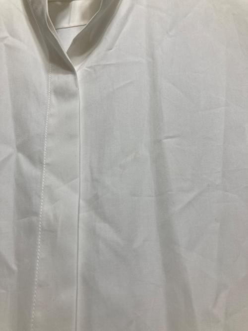 JIL SANDER+（ジルサンダープラス）JIL SANDER+ (ジルサンダープラス) ロングシャツワンピース JPPP500180 ホワイト サイズ:34の古着・服飾アイテム