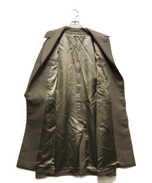 AURALEE（オーラリー）AURALEE (オーラリー) 18AW/ DOUBLE FACE CHECK LONG COAT(ダブルフェイスチェックロングコート） A8AC01BN ブラウン サイズ:3の古着・服飾アイテム