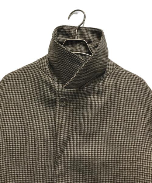 AURALEE（オーラリー）AURALEE (オーラリー) 18AW/ DOUBLE FACE CHECK LONG COAT(ダブルフェイスチェックロングコート） A8AC01BN ブラウン サイズ:3の古着・服飾アイテム