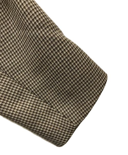 AURALEE（オーラリー）AURALEE (オーラリー) 18AW/ DOUBLE FACE CHECK LONG COAT(ダブルフェイスチェックロングコート） A8AC01BN ブラウン サイズ:3の古着・服飾アイテム