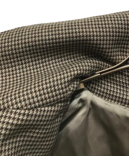 AURALEE（オーラリー）AURALEE (オーラリー) 18AW/ DOUBLE FACE CHECK LONG COAT(ダブルフェイスチェックロングコート） A8AC01BN ブラウン サイズ:3の古着・服飾アイテム
