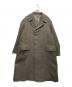 AURALEE（オーラリー）の古着「18AW/ DOUBLE FACE CHECK LONG COAT(ダブルフェイスチェックロングコート） A8AC01BN」｜ブラウン