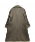 AURALEE (オーラリー) 18AW/ DOUBLE FACE CHECK LONG COAT(ダブルフェイスチェックロングコート） A8AC01BN ブラウン サイズ:3：35000円