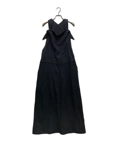 Y's（ワイズ）Y's (ワイズ) ウール ジャンパースカート YV-D04-106 ブラック サイズ:3の古着・服飾アイテム