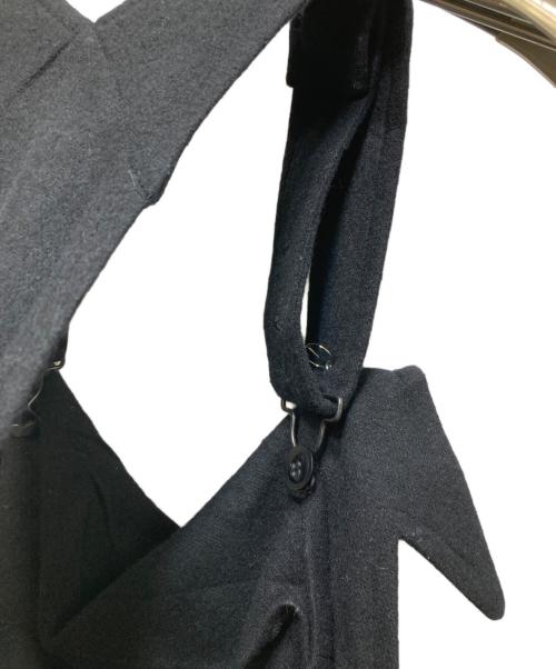 Y's（ワイズ）Y's (ワイズ) ウール ジャンパースカート YV-D04-106 ブラック サイズ:3の古着・服飾アイテム