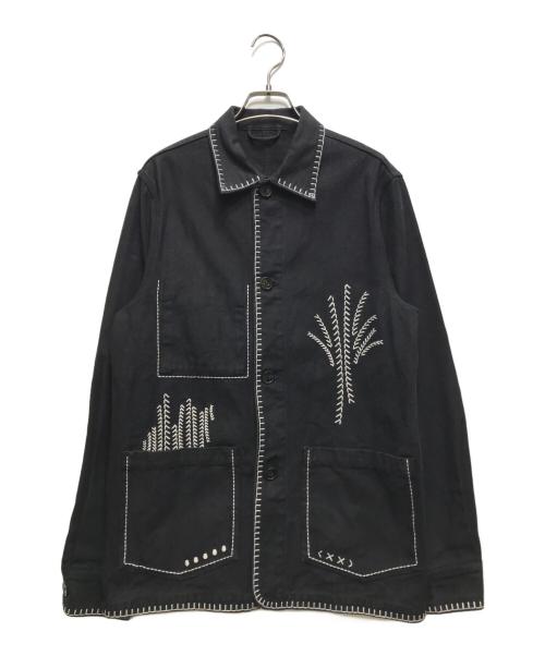 OFFICINE GENERALE（オフィシンジェネラル）OFFICINE GENERALE (オフィシンジェネラル) ステッチジャケット S23MOTW606 ブラック サイズ:46の古着・服飾アイテム