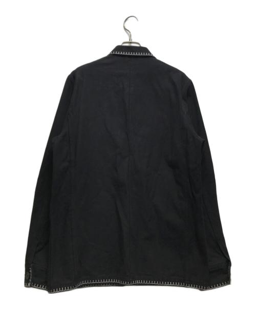 OFFICINE GENERALE（オフィシンジェネラル）OFFICINE GENERALE (オフィシンジェネラル) ステッチジャケット S23MOTW606 ブラック サイズ:46の古着・服飾アイテム