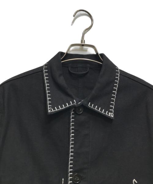 OFFICINE GENERALE（オフィシンジェネラル）OFFICINE GENERALE (オフィシンジェネラル) ステッチジャケット S23MOTW606 ブラック サイズ:46の古着・服飾アイテム