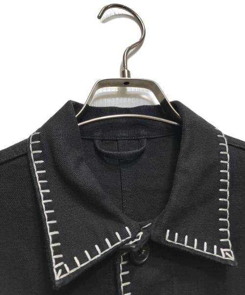 OFFICINE GENERALE（オフィシンジェネラル）OFFICINE GENERALE (オフィシンジェネラル) ステッチジャケット S23MOTW606 ブラック サイズ:46の古着・服飾アイテム