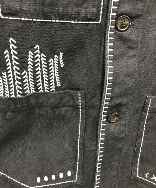 OFFICINE GENERALE（オフィシンジェネラル）OFFICINE GENERALE (オフィシンジェネラル) ステッチジャケット S23MOTW606 ブラック サイズ:46の古着・服飾アイテム