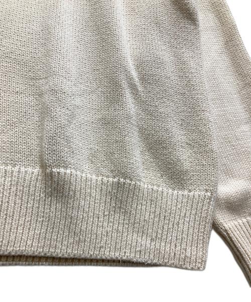 stussy（ステューシー）stussy (ステューシー) CURLY S SWEATER（カーリー S セーター）117073 ベージュ サイズ:Mの古着・服飾アイテム