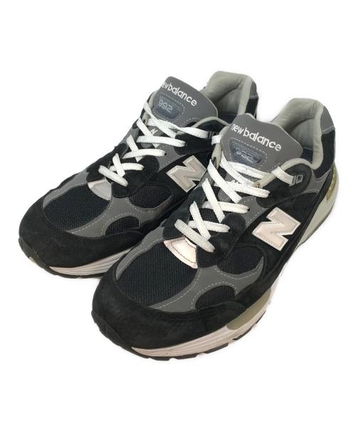 NEW BALANCE（ニューバランス）NEW BALANCE (ニューバランス) ローカットスニーカー　M992EB　USA製　 ブラック サイズ:27.5cmの古着・服飾アイテム