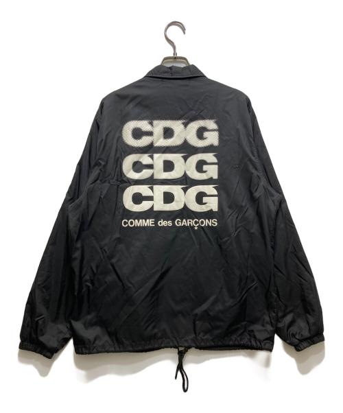 COMME des GARCONS（コムデギャルソン）COMME des GARCONS (コムデギャルソン) AD2017 Logo Coach Jacket（ロゴコーチジャケット）IS-J002 ブラック サイズ:Mの古着・服飾アイテム