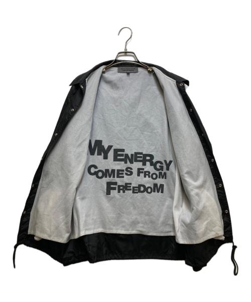 COMME des GARCONS（コムデギャルソン）COMME des GARCONS (コムデギャルソン) AD2017 Logo Coach Jacket（ロゴコーチジャケット）IS-J002 ブラック サイズ:Mの古着・服飾アイテム
